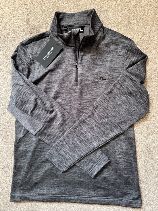 J.Lindeberg Other - NWT Mens J.Lindeberg Destry Quarter Zip Midweight Golf Sweater Size Large NEW